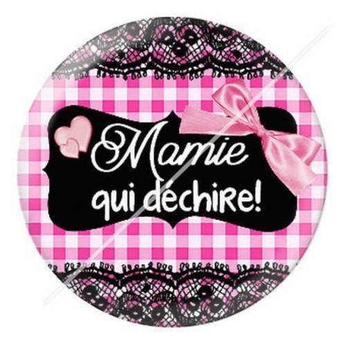 Cabochon résine a coller 25 mm pour mamie b3 