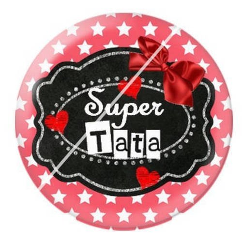 Cabochon résine a coller 25 mm pour super tata 4 