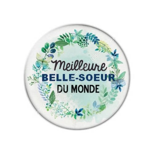 Cabochon résine a coller 25 mm belle-soeur 9 