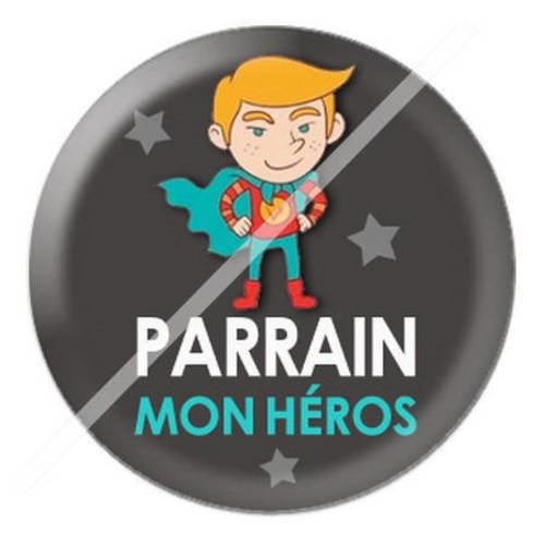 Cabochon résine a coller 25 mm pour parrain b13 