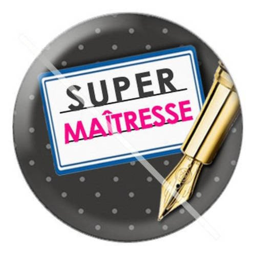 Cabochon résine a coller 25 mm pour maîtresse a42 