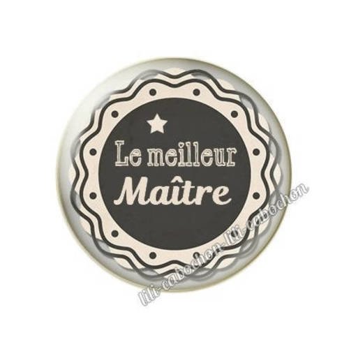 Cabochon résine a coller 25 mm maître ab45 