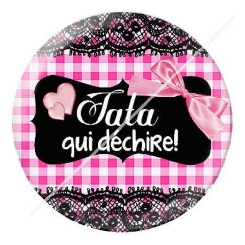 Cabochon résine a coller 25 mm pour tata tatie t3 