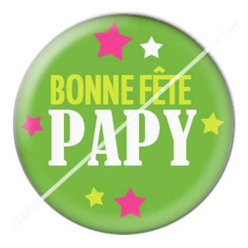 Cabochon résine a coller 25 mm pour fête papy papi 25 