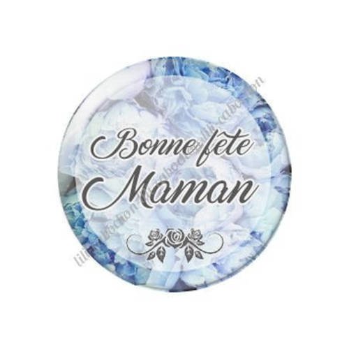 Cabochon résine a coller 25 mm maman v3 