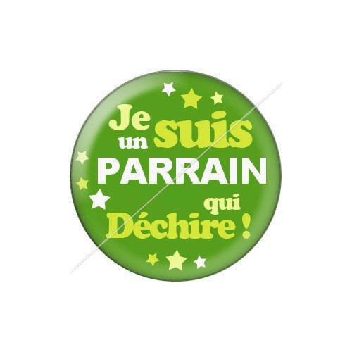 Cabochon résine a coller 25 mm parrain j12 