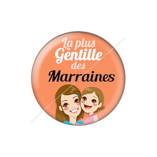 Cabochon résine a coller 25 mm marraine j14 