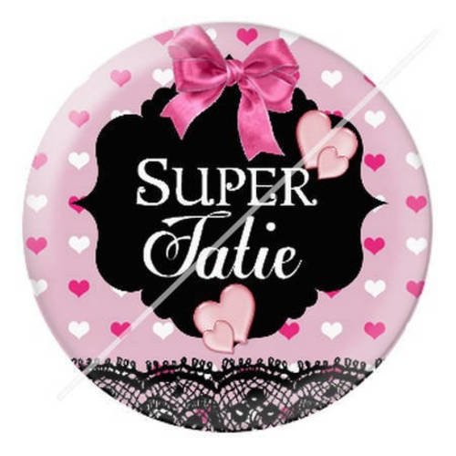 Cabochon résine a coller 25 mm pour tata tatie t7 