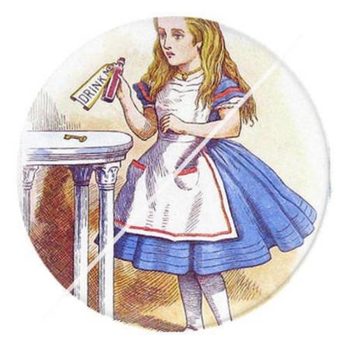 Cabochon résine a coller 25 mm à alice b8 