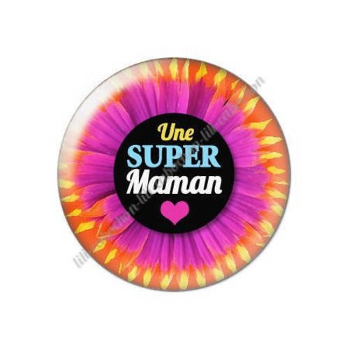 Cabochon résine a coller 25 mm maman p11 