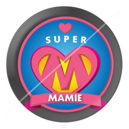 Cabochon résine a coller 25 mm pour mamie c4 