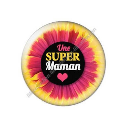 Cabochon résine a coller 25 mm maman p5 