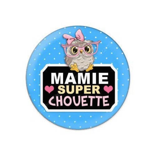 Cabochon résine a coller 25 mm pour mamie f21 