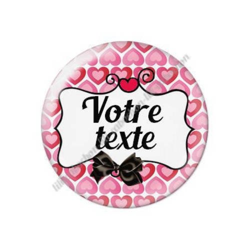 Cabochon résine a coller 25 mm à personnaliser avec votre texte ref f86 