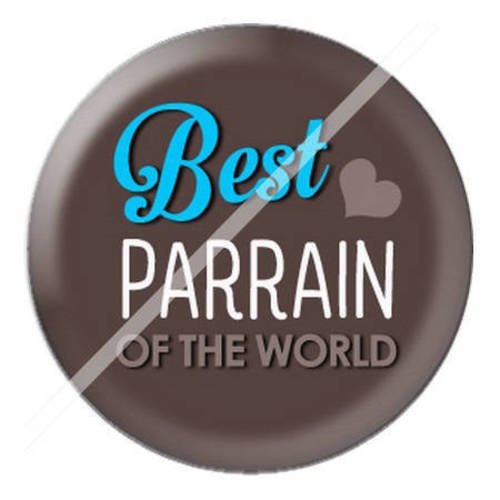 Cabochon résine a coller 25 mm pour parrain b9 