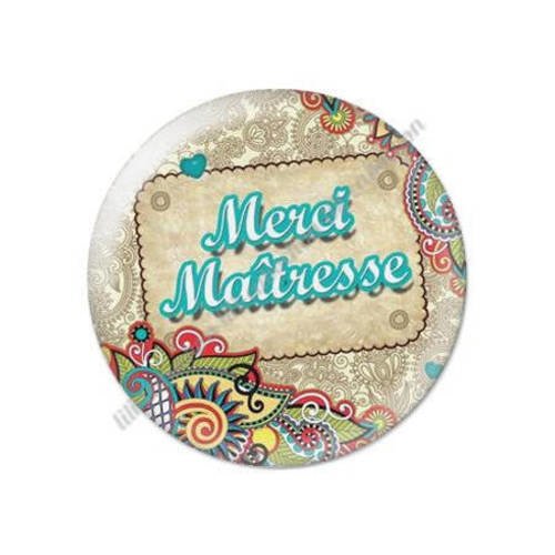 Cabochon résine a coller 25 mm maîtresse t38 