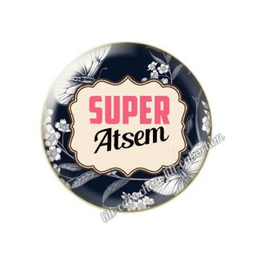 Cabochon résine a coller 25 mm pour atsem m39 