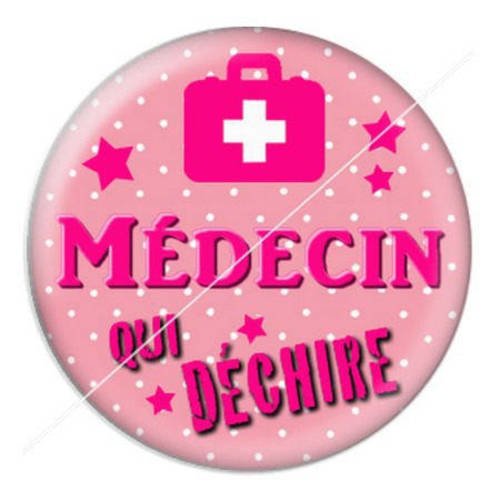 Cabochon résine a coller 25 mm pour médecin 5 