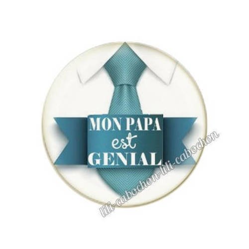Cabochon résine ou verre * avec ou sans support pendentif *  thème papa 70