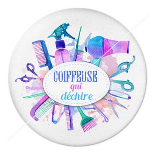 Cabochon résine a coller 25 mm coiffeuse coiffure 12 