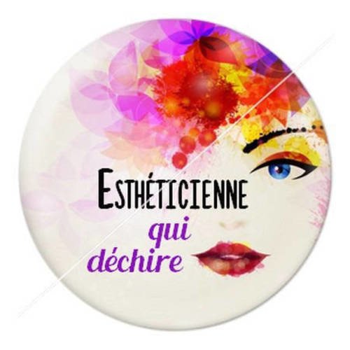 Cabochon résine a coller 25 mm coiffeuse esthéticienne 8 