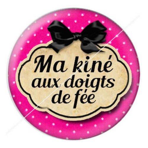 Cabochon résine a coller 25 mm pour kiné 9 