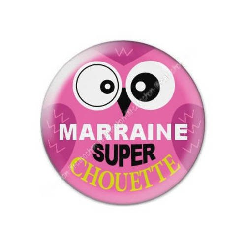 Cabochon résine a coller 25 mm marraine f7 