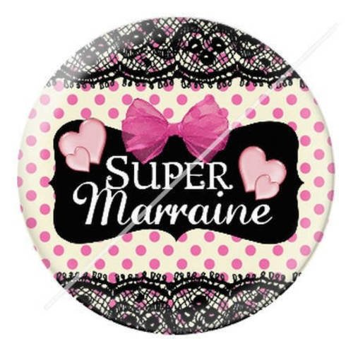 Cabochon résine a coller 25 mm pour marraine b13 