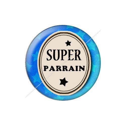 Cabochon résine a coller 25 mm parrain j21 