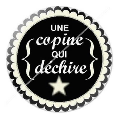 Cabochon résine a coller 25 mm pour amie 8 