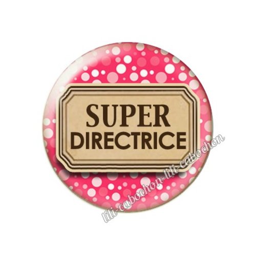 Cabochon résine a coller 25 mm directrice az8