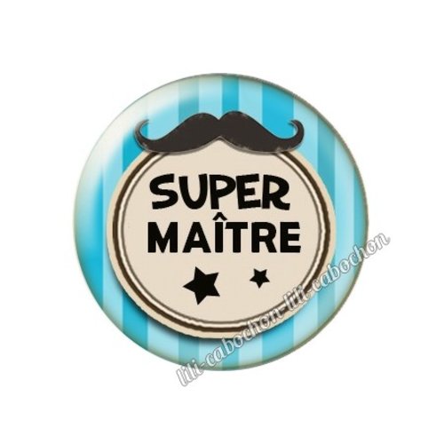 Cabochon résine a coller 25 mm maître az22