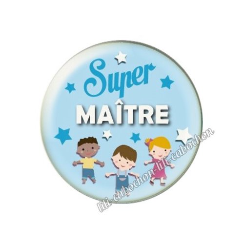 Cabochon résine a coller 25 mm maître az23