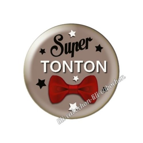 Cabochon résine a coller 25 mm tonton az35