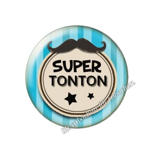 Cabochon résine a coller 25 mm tonton az38