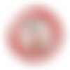 Cabochon résine a coller 25 mm aide-soignante ah4