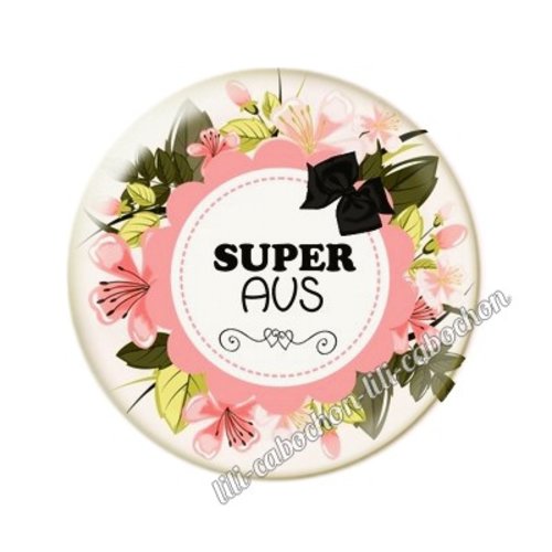 Cabochon résine a coller 25 mm avs ai4