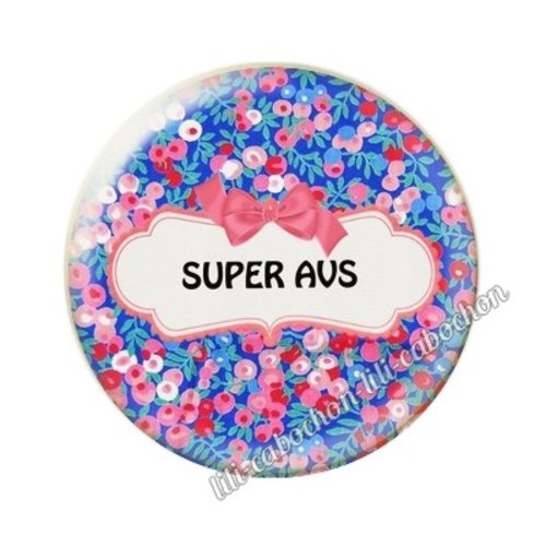 Cabochon résine a coller 25 mm avs ai7