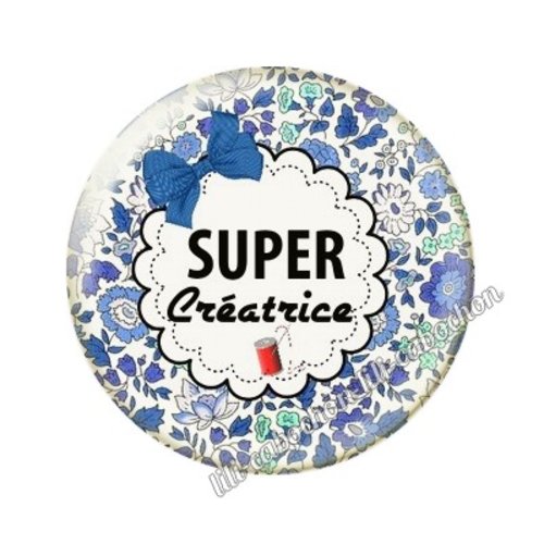 Cabochon résine a coller 25 mm créatrice ai1