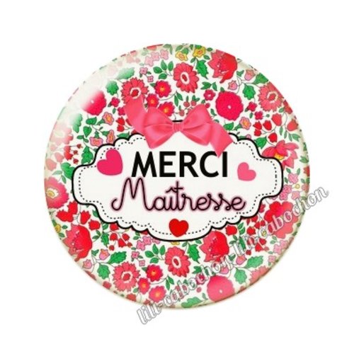 Cabochon résine a coller 25 mm maîtresse ai3