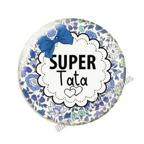 Cabochon résine a coller 25 mm tata ai8