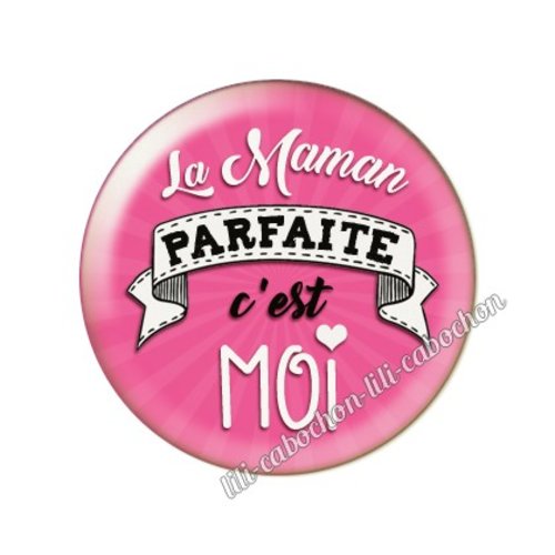 Cabochon résine a coller 25 mm maman al2