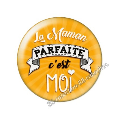 Cabochon résine a coller 25 mm maman al14