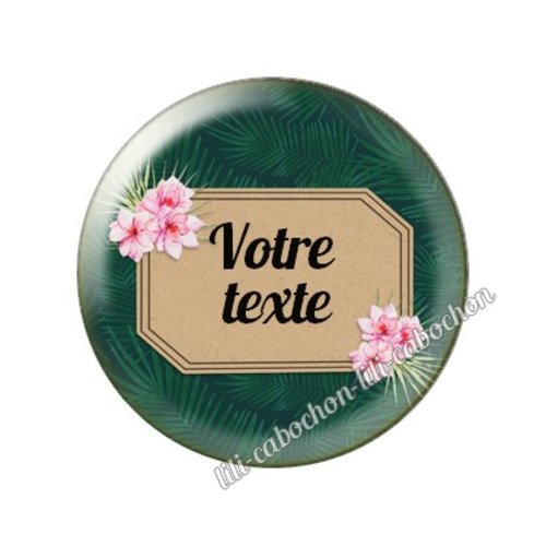 Cabochon résine a coller 25 mm à personnaliser a65