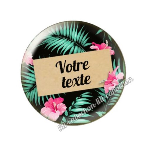 Cabochon résine a coller 25 mm à personnaliser a67