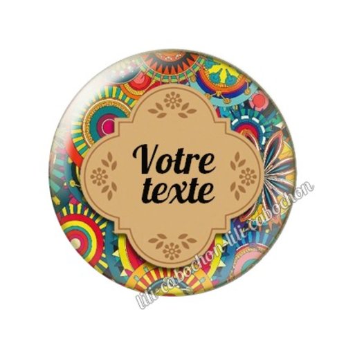 Cabochon résine a coller 25 mm à personnaliser a73
