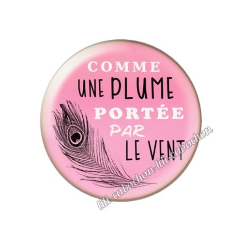 Cabochon résine a coller 25 mm à personnaliser am22