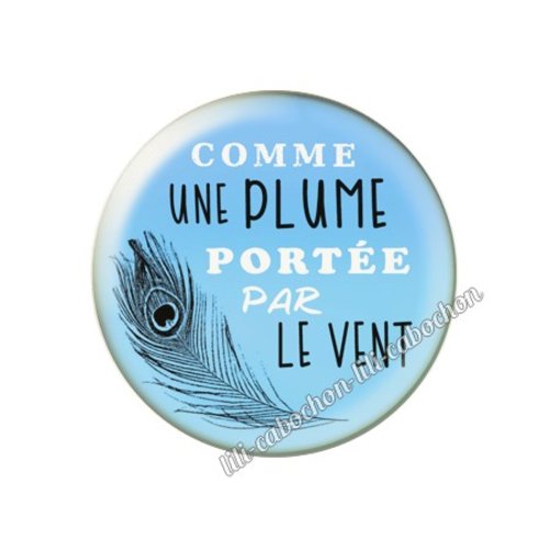 Cabochon résine a coller 25 mm à personnaliser am30