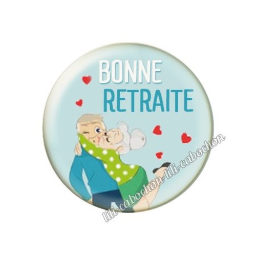 Cabochon résine a coller 25 mm retraite am65