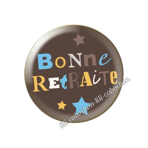 Cabochon résine a coller 25 mm retraite am68